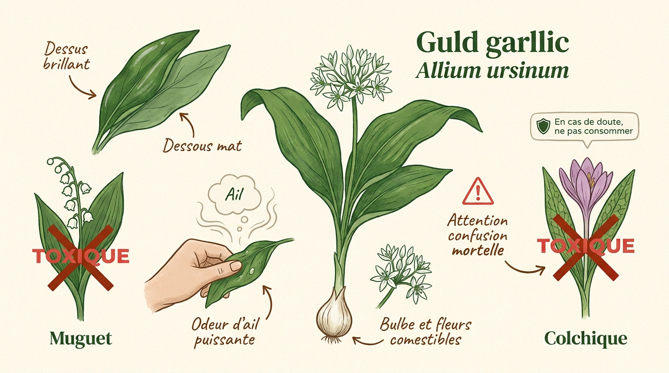 Guide visuel identification ail des ours