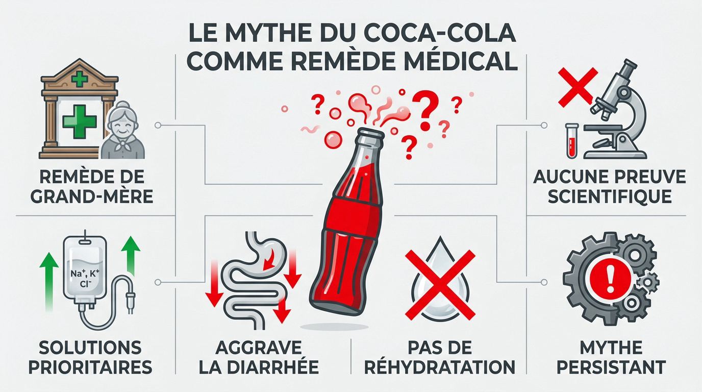 Illustration historique d'une bouteille de soda médicinale