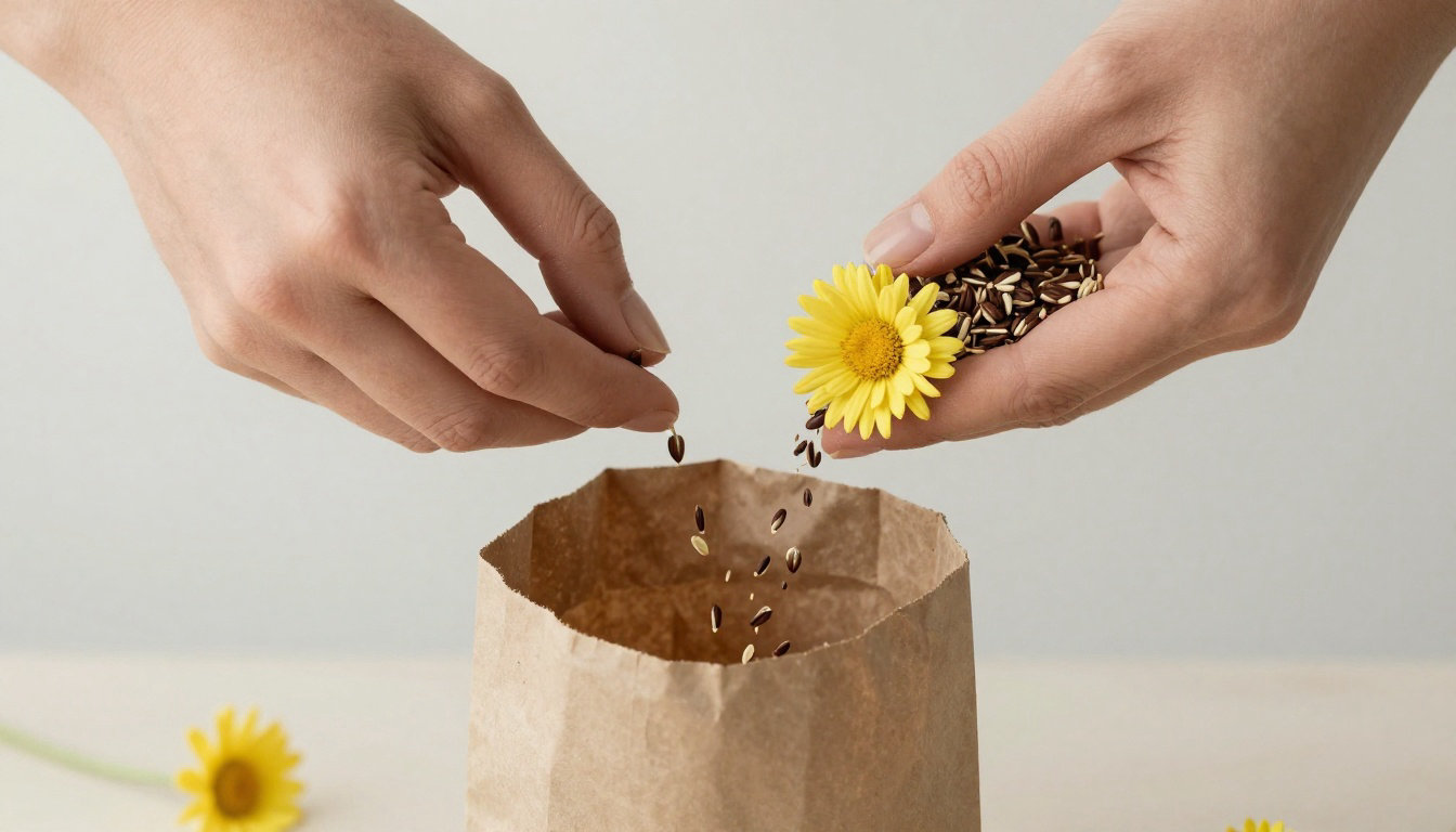 Entretien naturel et récolte des graines