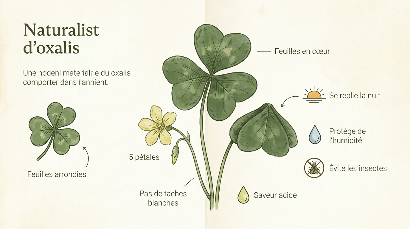 Illustration de l'oxalis