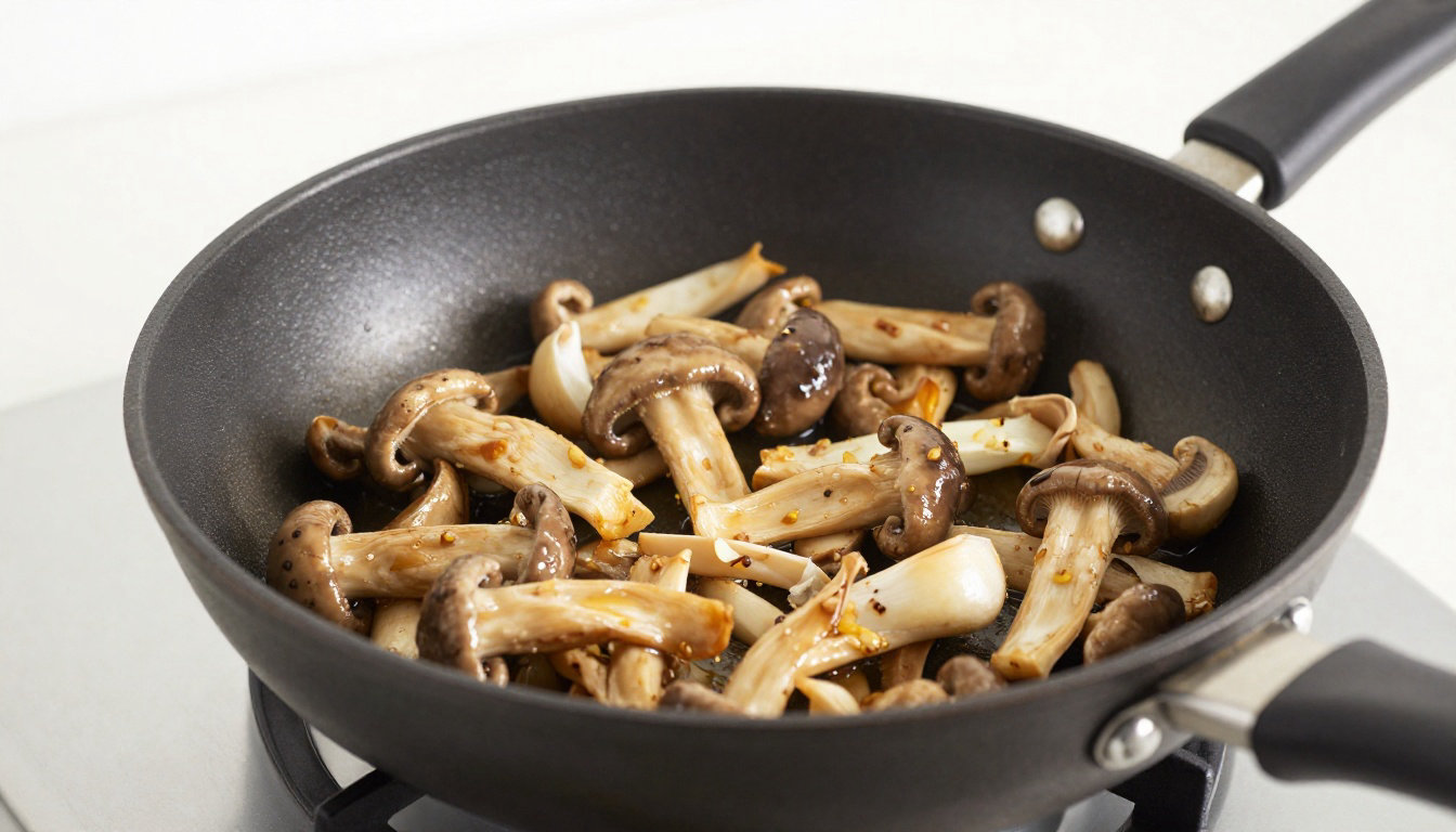 Réussir la cuisson des pleurotes à la poêle sans qu'ils rendent d'eau 🍳