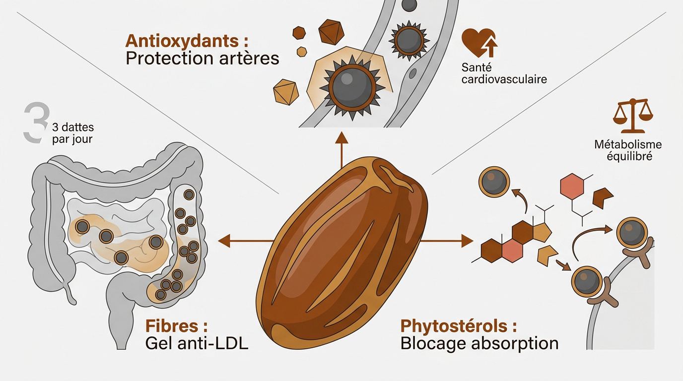 Dattes et protection cardiovasculaire