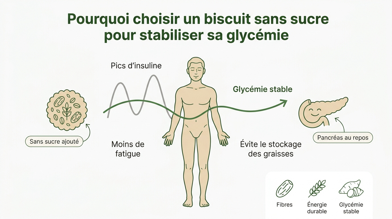 biscuits sans sucre pour diabétique à l'avoine et amandes