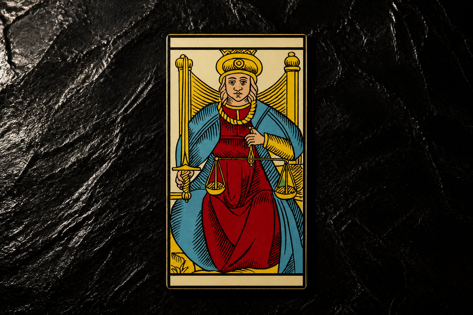 Pourquoi l'arcane de La Justice domine cette heure miroir ?