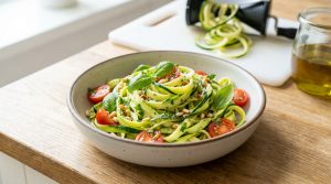 Tagliatelles de courgettes : le secret d'une texture ferme
