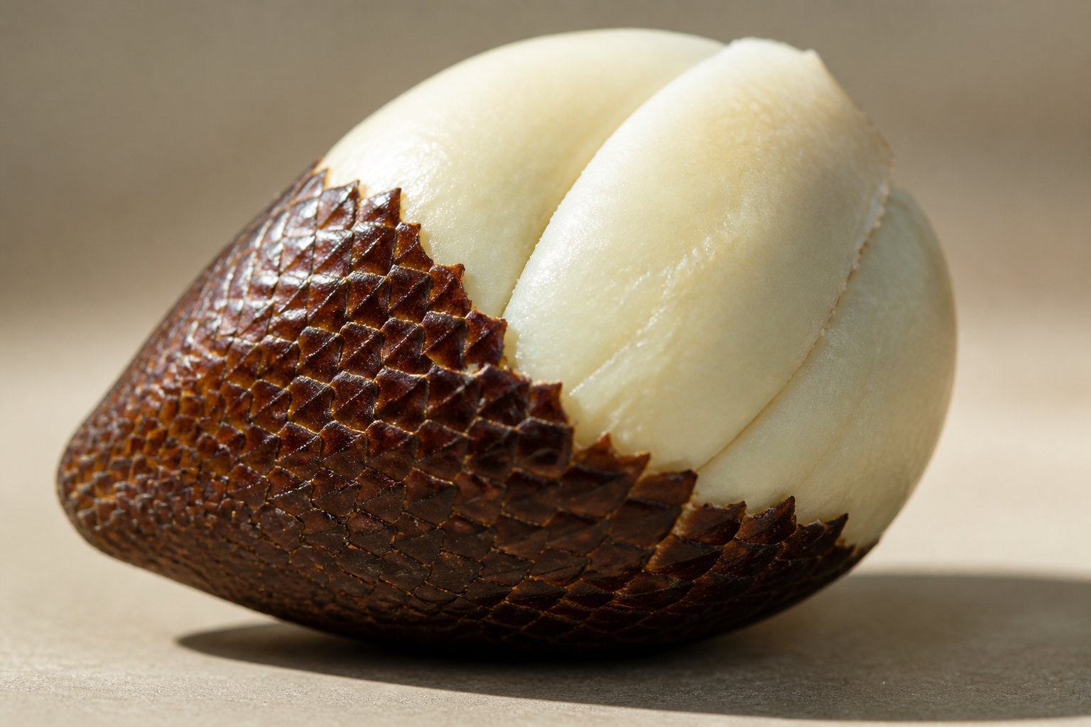 Le Salak : le fruit du serpent à la chair croquante