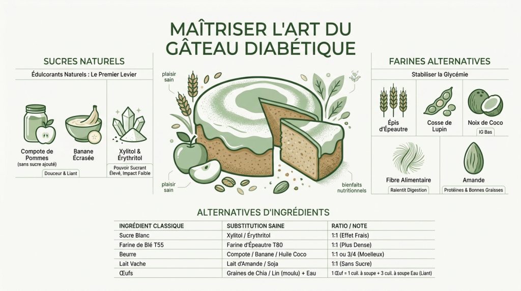 Comment réussir un gâteau pour diabétique sain et gourmand