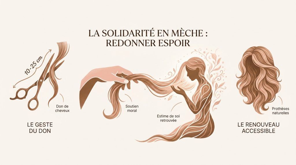 Faire un don de cheveux pour soutenir les malades
