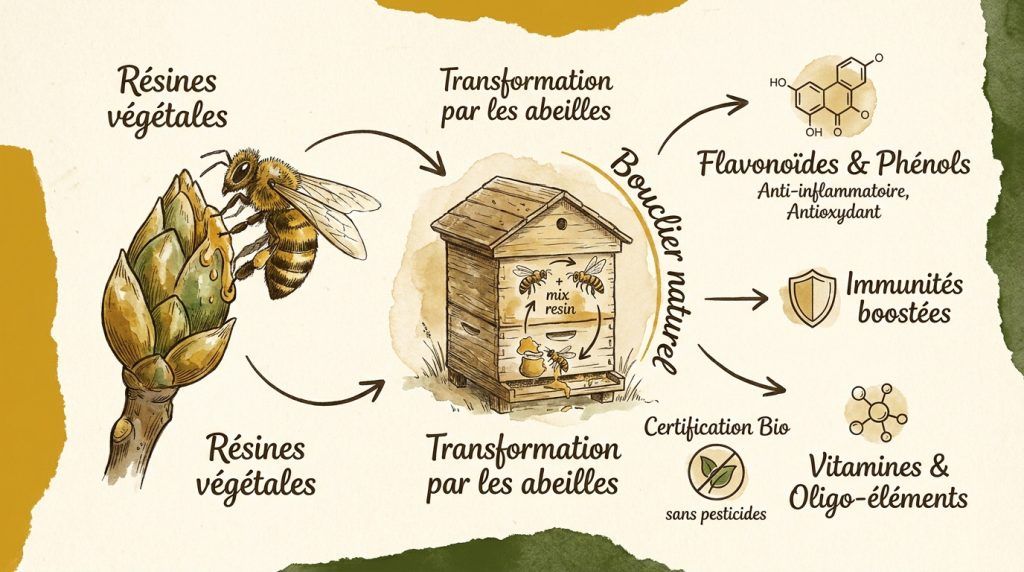Propolis bio : le bouclier naturel pour votre immunité