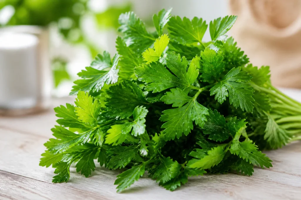 Bouquet de persil frais