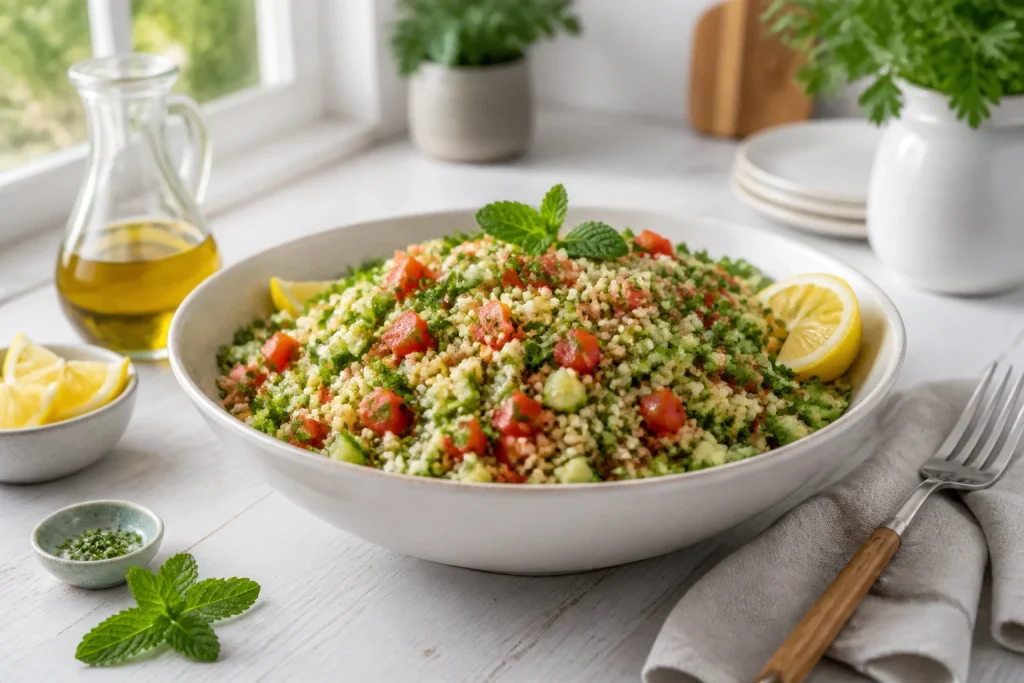 Taboule frais et colore
