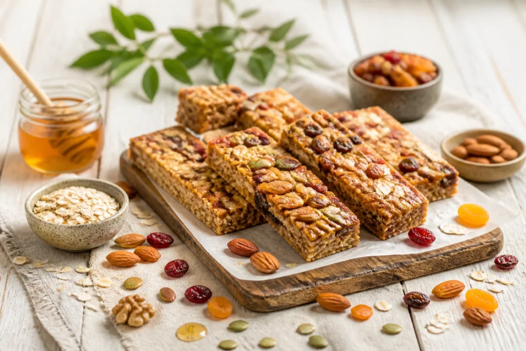 Barres de cereales maison gourmandes