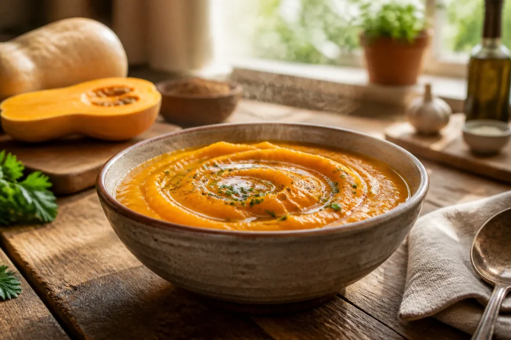 Veloute de courge musquee cremeux