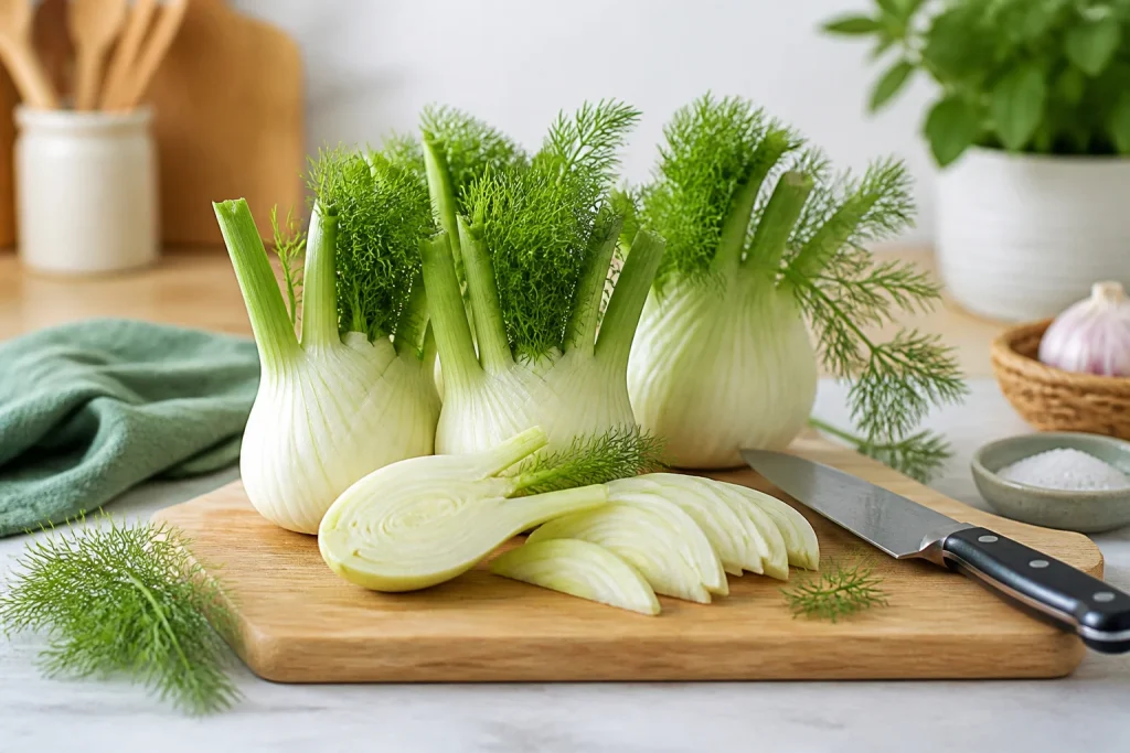 Fenouil frais pret a cuisiner