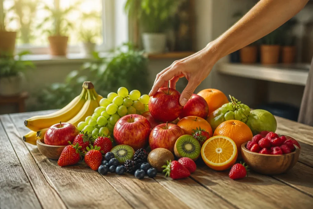 Festival de fruits frais et colores