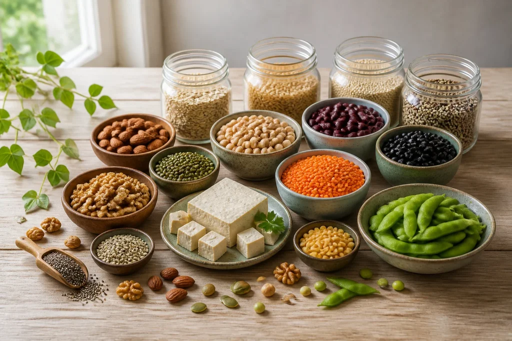 Abondance de proteines vegetales